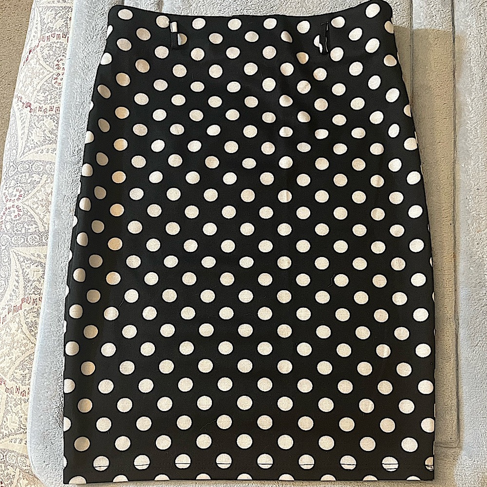 Polka Dot Pencil Skirt